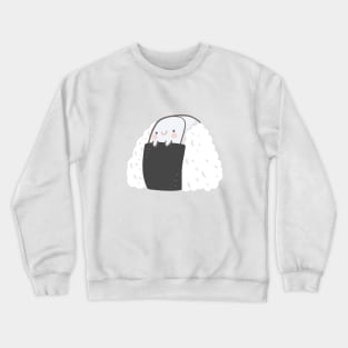 TOFU onigiri sushi kawaii Crewneck Sweatshirt